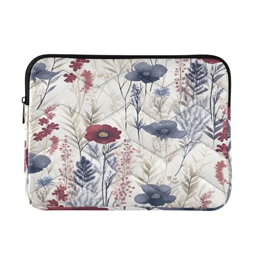 Funda para portátil 13-14 pulgadas patrón floral impermeable