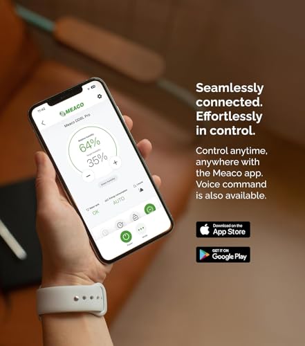 Meaco DD8L Pro Desiccant Dehumidifier - Faster Clothes Drying | Smart App Control | Customisable Energy Use | For Cold Environments | Anti-Bacterial Ioniser | Ideal for Cars, Boats, Caravans & Garages - Image 6