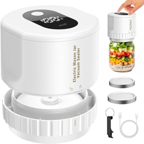 Electric Mason Jar Vacuum Sealer,Vacuum Sealer for Extended Food ...