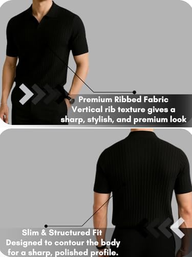 Image of Leriya Fashion Tshirt for Man | T Shirt for Mans | Mens Tshirts | Polo T- Shirt for Mens | Half Sleeve Polo Neck Tshirt for Men (Available in Plus Sizes)
