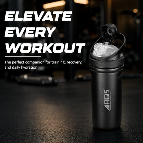 Image of AGIS Blender King Shaker Bottle for Protein Shakes | Leakproof | Bpa-Free