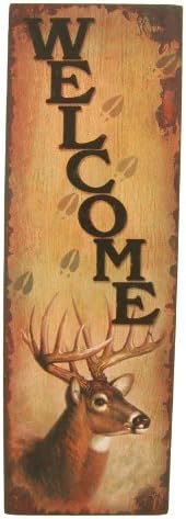 Deer Welcome Sign, 24-inch