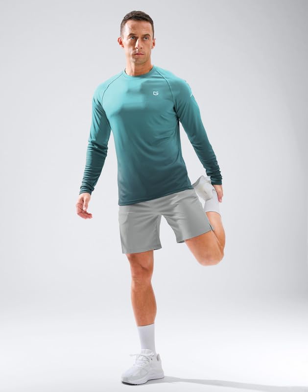 Men's Sun Protection Long Sleeve Shirts UPF 50+ - Image 4