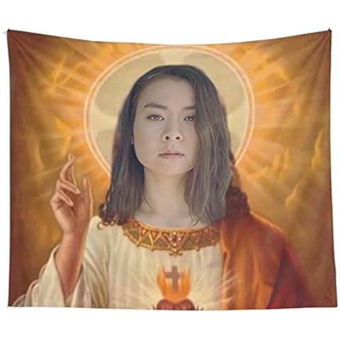 Aertemisi 60'' x 50'' Mitski Miyawaki Tapestry Wall Hanging Art for Bedroom Living Room College Dorm Party Backdrop Home Decoration 150cm x 130cm Cover