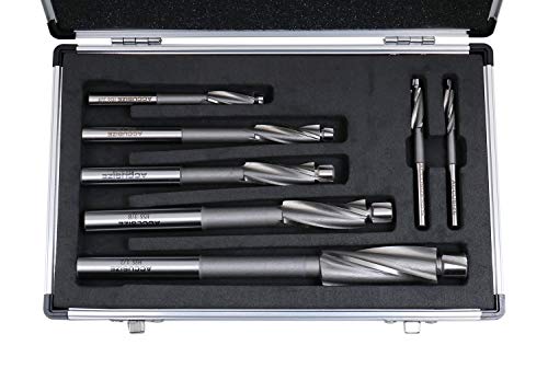Accusize Industrial Tools 509S-0007+007M 14 Pc H.S.S. Premium Counterbore Set 3 Flute Straight Shank thumb #5