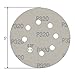 Mestool 5-Inch 8-Hole Hook and Loop Sanding Discs, Orbital Sander Sandpaper Discs, 100 Pieces Round Sandpaper Set, 320 Grit