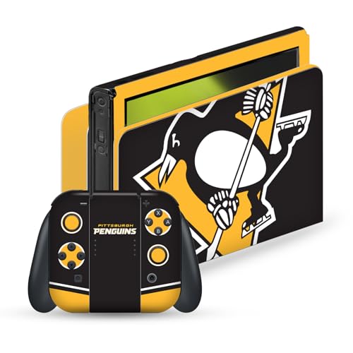 Sticker Nintendo Switch OLED NHL résistant aux rayures Pittsburgh Penguins