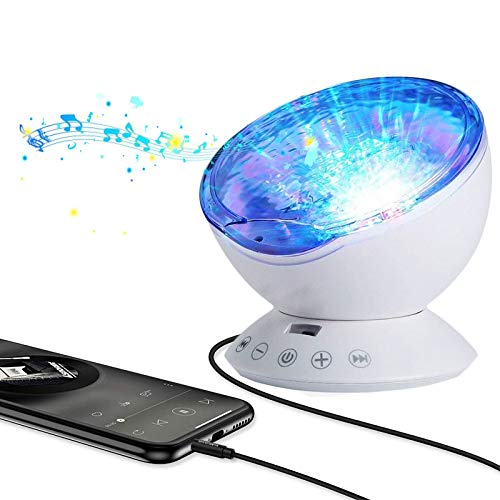 Veilleuse LED chambre enfant lecteur de musique et télécommande sans fil - 7