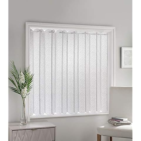 Parma Pleated Lace Panel Window Blind Cover