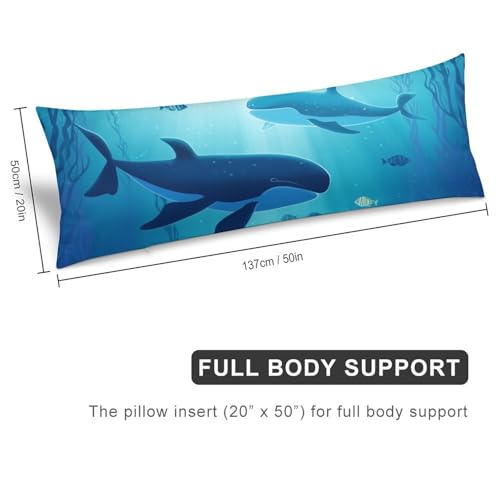 Housses de coussin extra douces grand format 137 cm pour soulager le dos au lit