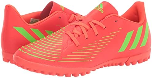 adidas Unisex Edge.4 Predator Turf Soccer Shoe, Solar Red/Solar Green/Black, 6.5 US Men | Image 6