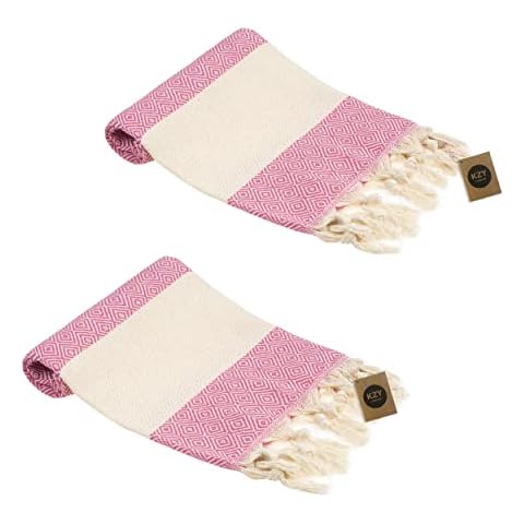 Turkish Hand Towel Set of 2 - Fuchsia Cover