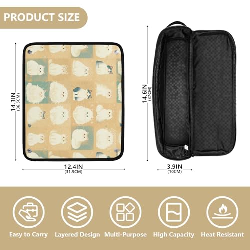 Bolso organizador para planchas y herramientas de cabello miniatura 4
