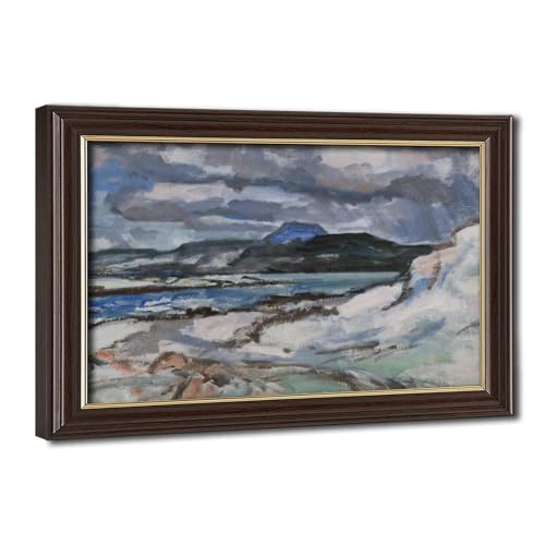 Impression Iona Peploe affiche sur toile de paysage marin écossais pour décoration intérieure