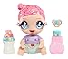Produktbild Glitter Babyz MGA Marina Finley - Babypuppe mit 3 magischen Farbwechseln durch eiskaltes Wasser, Pinkes-Glitzer-Haar, Meerjungfrauen Outfit, Windel, Flasche und Schnuller - Für Kinder ab 3 Jahren