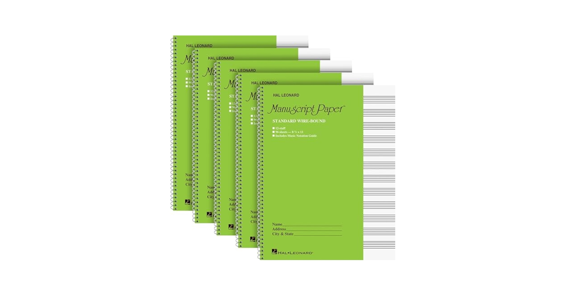 ナン・ゴールドウィン (Stern Portfolio Library)(洋書) Standard Manuscript Paper – Yellow Cover | 12 Staves Per