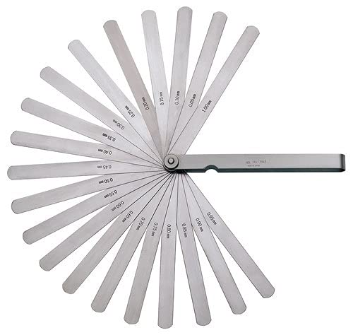 Inditrust FEELER GAUGE Steel Master Feeler Gauge (Black) - 26 Blades 0.03 mm to 1 mm (B095N1H1S2) Amazon Price History, Amazon Price Tracker