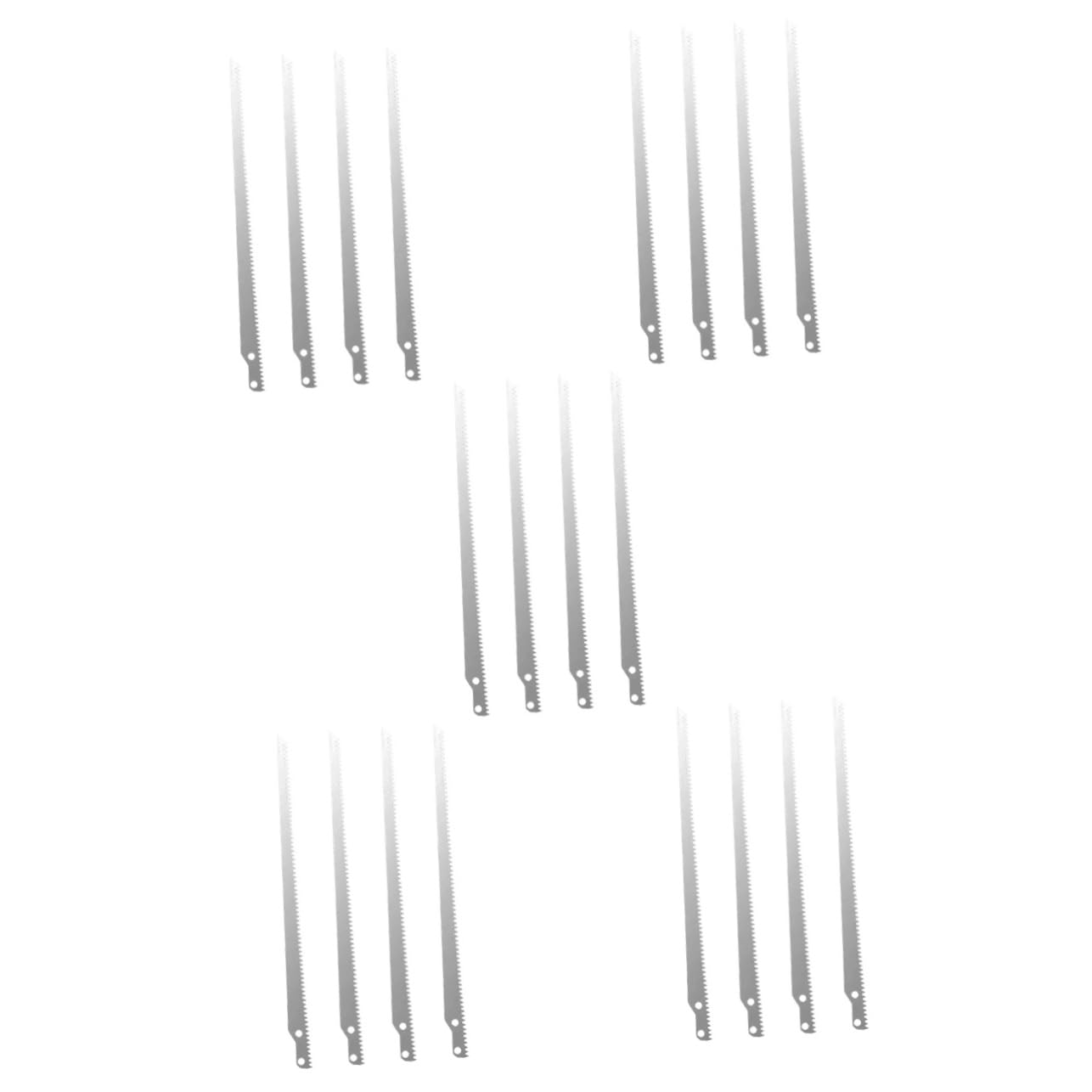 Toyvian 5 Ensembles Scie À Bois Scie Alternative À Chantourner Pliable À Main Portative Pliante Sauteuse Lames Portables À Perche Silver Acier 4 Pièces * 5