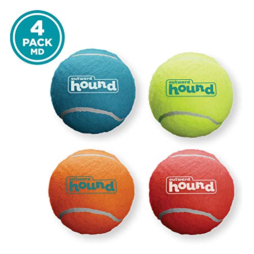 Outward Hound Squeaker Ballz Fetch Dog Toy, Medium - 4 Pack - Image 7
