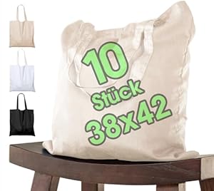 Eles Vida Baumwolle Einkaufstaschen-Set 10 Stück