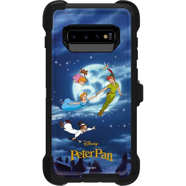 Skinit Decal Phone Skin Compatible with OtterBox Defender Galaxy S10 - Officially Licensed Disney Peter Pan Wendy and The Boys to Neverland Design