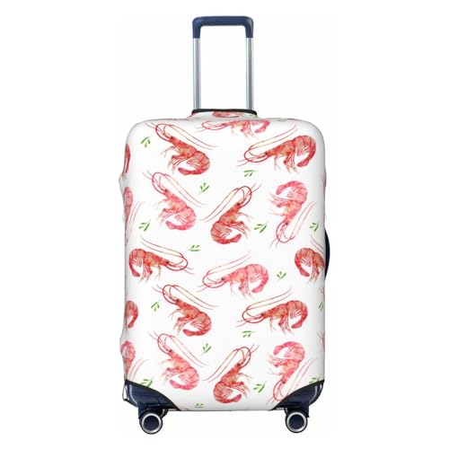 Travel Luggage Covers - Shrimp Seaweed Elasticity Suitcase Covers Protector for Luggage 18-32 Inch