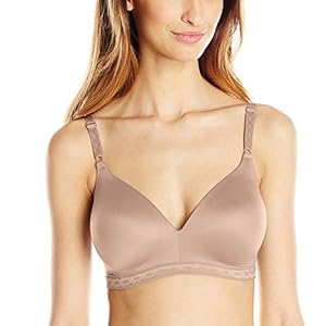 Warner's Women's Cloud 9 Super Soft Wireless Lightly Lined Comfort Bra 1269, Toasted Almond, 34B