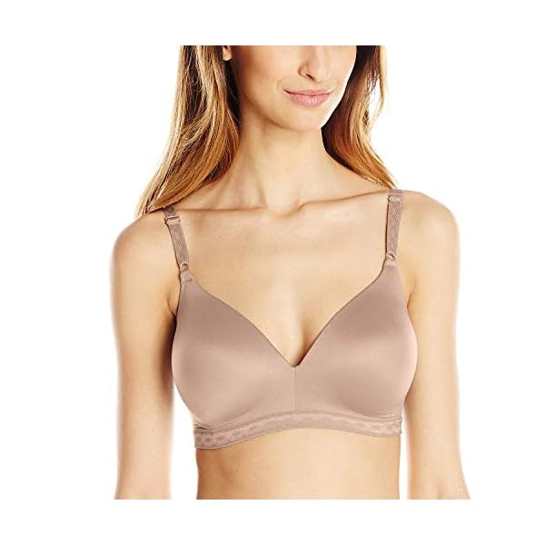 Warner's Women's Cloud 9 Super Soft Wireless Lightly Lined Comfort Bra 1269, Toasted Almond, 34B