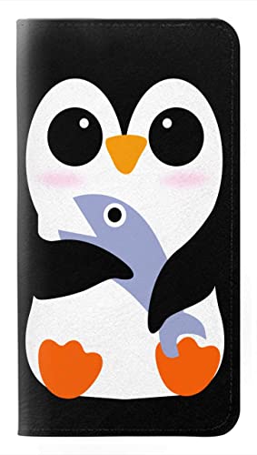 Étui Cuir Samsung Galaxy A36 Cute Baby Penguin Motif Original Rabat Magnétique Portefeuille