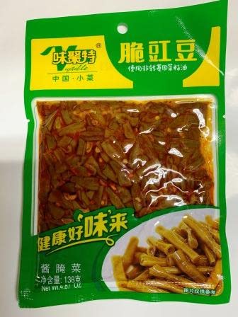 Amazon | 味付けササゲ豆（脆豇豆） 138g 味聚特 味付け 中華食材 中華