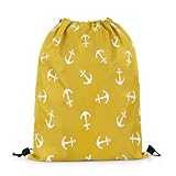 Photo Gallery coulisse tasche cartoon anchor cute yellow white anchor theme, gym sack 36x43cm unisex zaino sportivo stampa sacca sportiva per uomo scuola yoga Photo Gallery coulisse tasche cartoon anchor cute yellow white anchor theme, gym sack 36x43cm unisex zaino sportivo stampa sacca sportiva per uomo scuola yoga