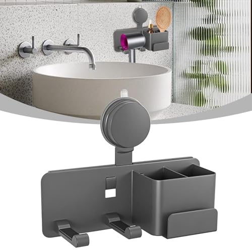 Accessoire de salle de bain multifonction pour ranger le sèche-cheveux