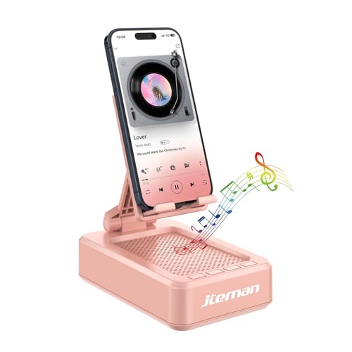 JTEMAN Portable Wireless Bluetooth Speakers with Phone Stand,Gift...