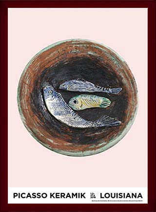 Amazon.co.jp: ポスター パブロ ピカソ Stilllife with 3 fish