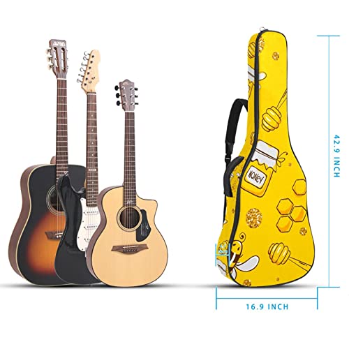 Housse de sac de guitare épaisse avec rembourrage en éponge imperméable pour guitare acoustique électrique basse… - Les Beatles, Paul McCartney, John Lennon, RIngo Starr, George Harrison Housse de sac de guitare épaisse avec rembourrage en éponge imperméable pour guitare acoustique électrique basse… – Image 6