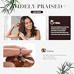 Wooden Round Scalp Massager Brush for Promote Hair Growth, Natural Bamboo Hair Brush with Ring Handle, Portable Detangling Comb for Men and Women, Anti-Static Head Massage Tool - Image 2