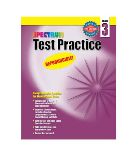 Test Practice: Grade 3 (Spectrum) view 2