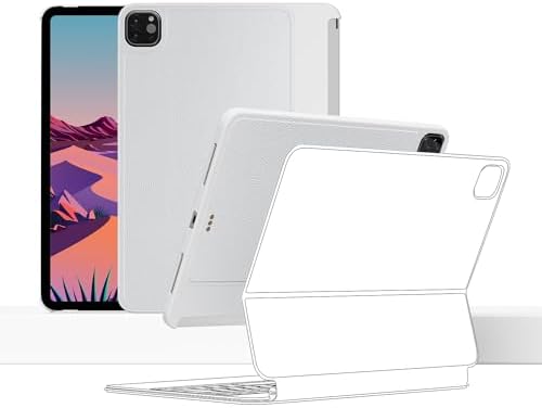 EISSCCE iPad Pro 12,9 Zoll Hülle 2021/2022, magnetische abnehmbare 
