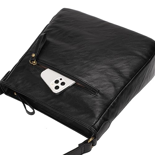 KL928 Crossbody Bags for Women, Multi Pocket Shoulder Bags, Medium PU Leather Cross Body Purses3