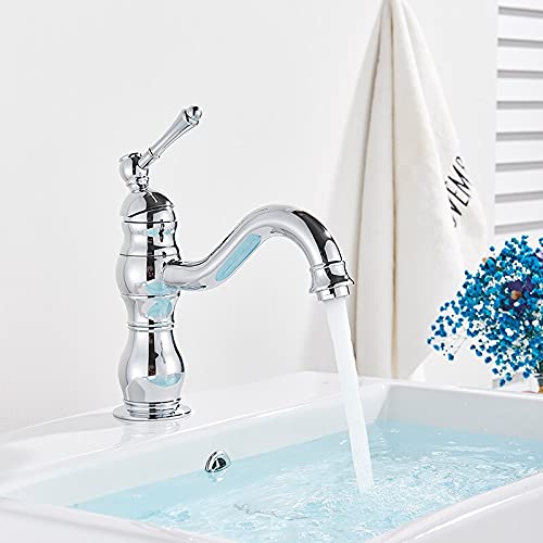 Mitigeur d'eau robinet de lavabo bronze noir anti trace pour vasque bain