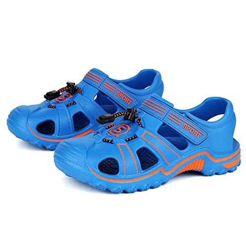 sfdgfhyf Little Boys Solid Color Sneakers Children Slippers Cartoon Dinosaur Flat Bottom Home Breathable Beach Slippers3