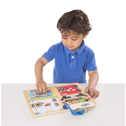 Melissa & Doug Locks and Latches Board Wooden Educational Toy - image 3