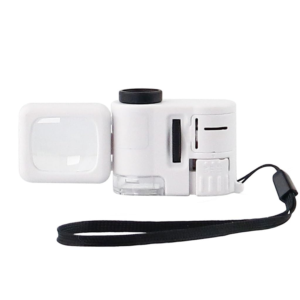 Lente D'ingrandimento Portatile Con Luce LED Mini Palmare