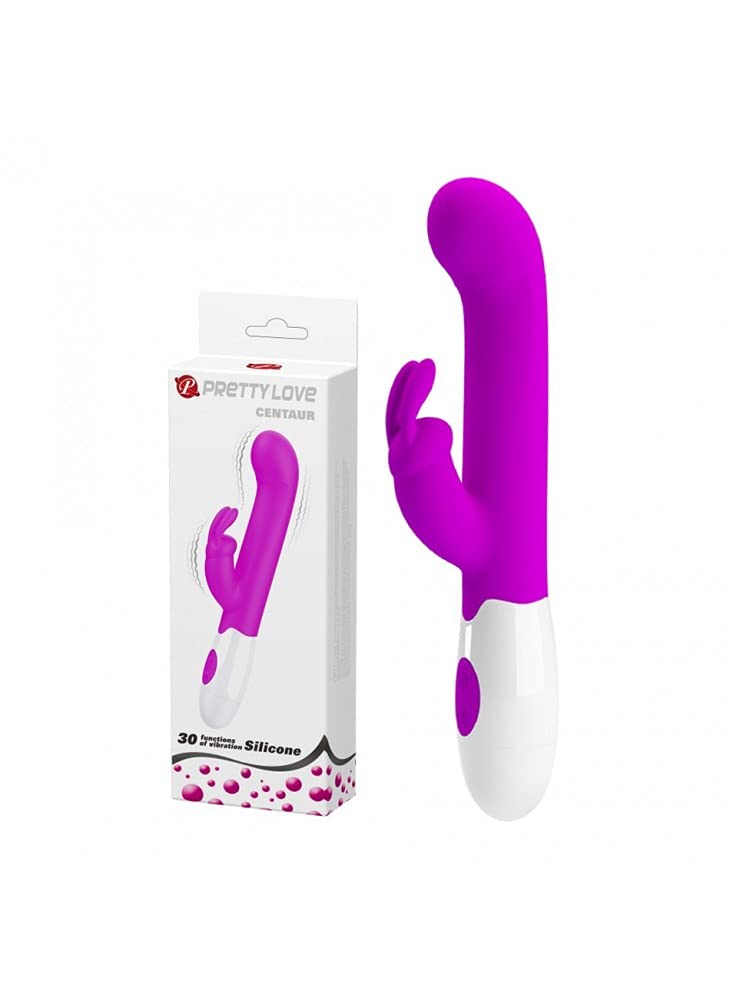 PRETTYLOVE Centaur Silicone Rabbit Vibrator, 200 g