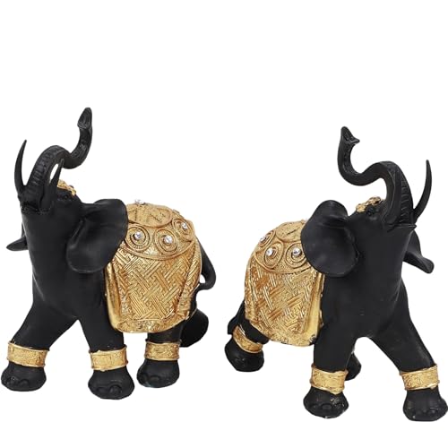 Set de Estatuas de Elefante de Resina para Decoración