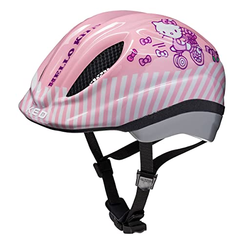KED HELMETS Meggy Originals Casque Vélo/E-Bike/VTT/VTC Jeunesse Unisexe, Hello Kitty, M