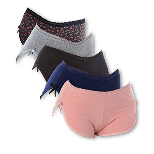 Kit com 5 Shortinhos Bombom Algodão Penteado