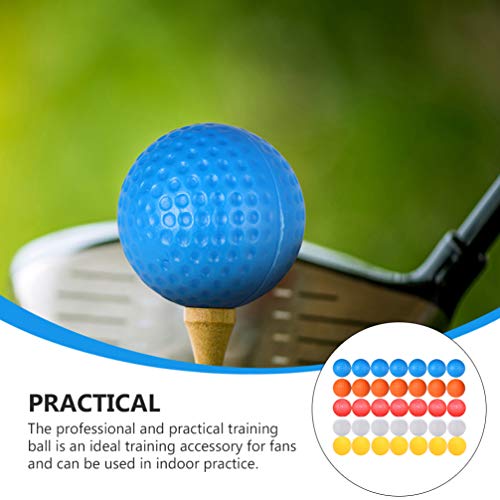 BESPORTBLE 35 Peças de Bolas de Golfe de Plástico Bolas Leves de Prática de Golfe Bola de Treinament