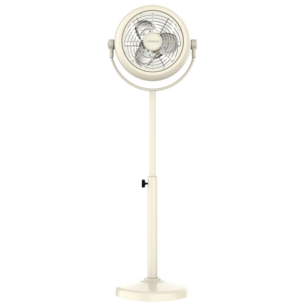 Cecotec Ventilateur de Pie Retro EnergySilence 250 ClassicStyle Pink. 25W, Diamètre de 10, 3