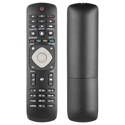Mando a Distancia YKF347-001 Compatible con Philips LED UHD TV 22PFS4232 22PFS5303 24PFS4022 24PFS4032 32PFS4132 22PFT4022 22PFT5303 24PFT4022 24PFT4FT4022 24PFT032 2PFT4132 24PHS4022 Reemplazo